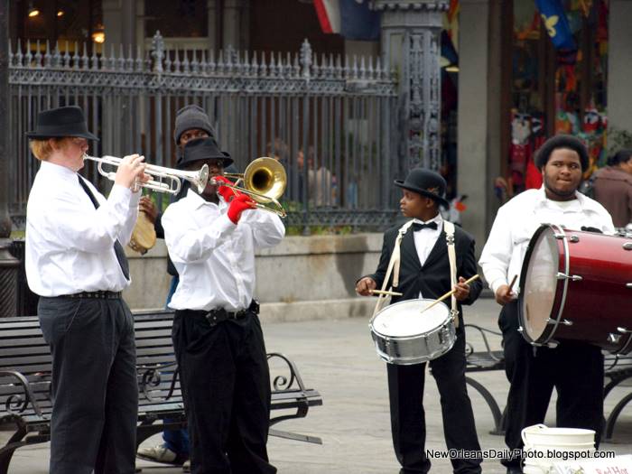 New Orleans Daily Photo New Orleans Jazz gets an early start